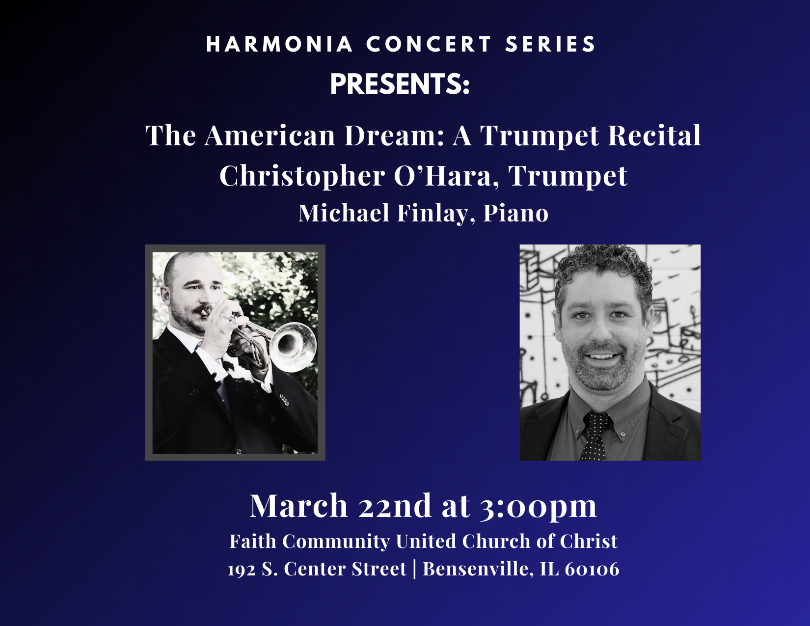 Harmonia Concerts: “The American Dream”